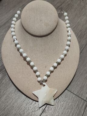 Handcrafted Lunar Tide Mother Of Pearl Necklace